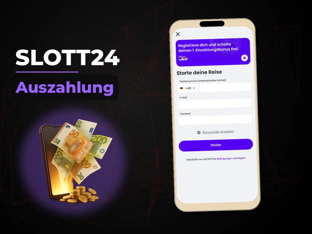 Slott24 - Auszahlung
