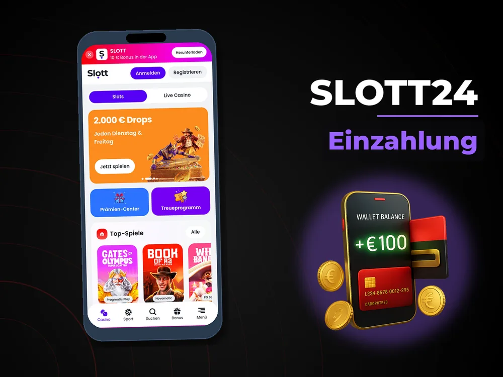 Slott24 - Einzahlung